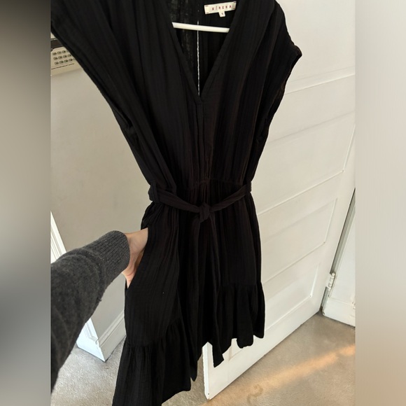 Xirena Maren dress, black cotton gauze, size small - Picture 6 of 9
